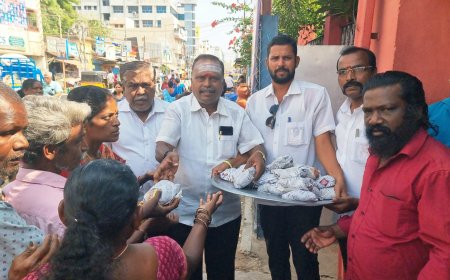 முன்னாள் மத்திய அமைச்சர் பா சிதம்பரம் பிறந்த தின கொண்டாட்டம்