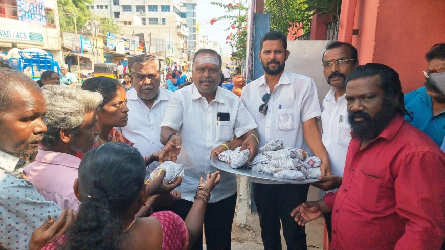 முன்னாள் மத்திய அமைச்சர் பா சிதம்பரம் பிறந்த தின கொண்டாட்டம்