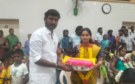 திருச்சி மாவட்டம் சமூகநலம் மற்றும் மகளிர் உரிமைத்துறை சார்பில் ஒருங்கிணைந்த குழந்தை வளர்ச்சி திட்ட பணிகள் சார்பாக  கர்ப்பிணி பெண்களுக்கு சமூக தாய வளைகாப்பு விழா.திருச்சி கலையரங்கத்தில் நடைபெற்றது